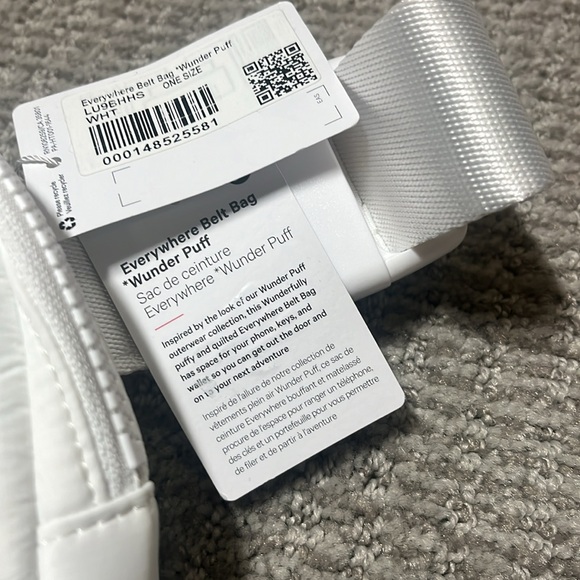 LULULEMON Wunder Puff White Everywhere Belt Bag NWT - Picture 2 of 4